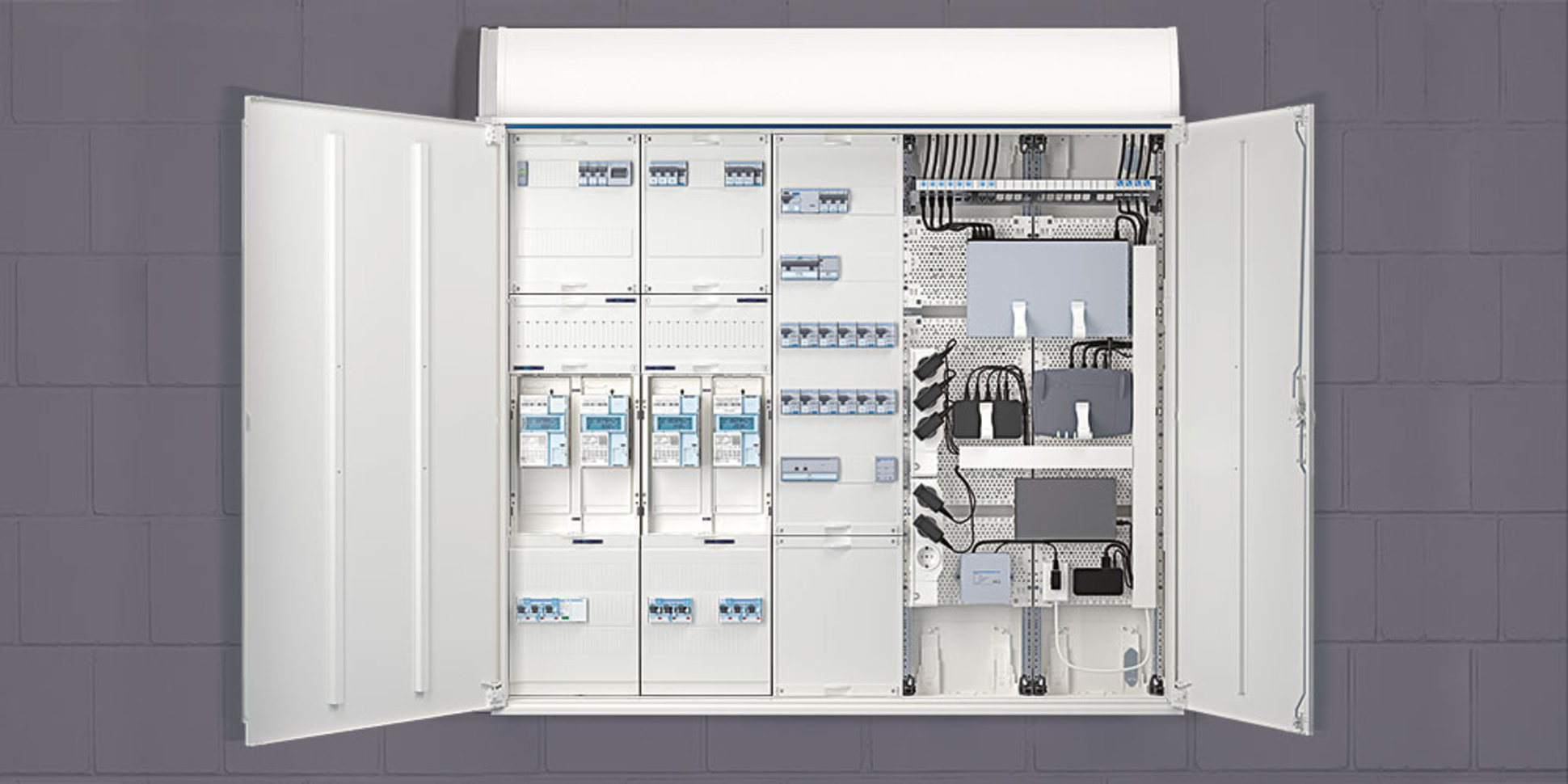 Technikzentrale bei Odenwald Elektro in Wald-Michelbach