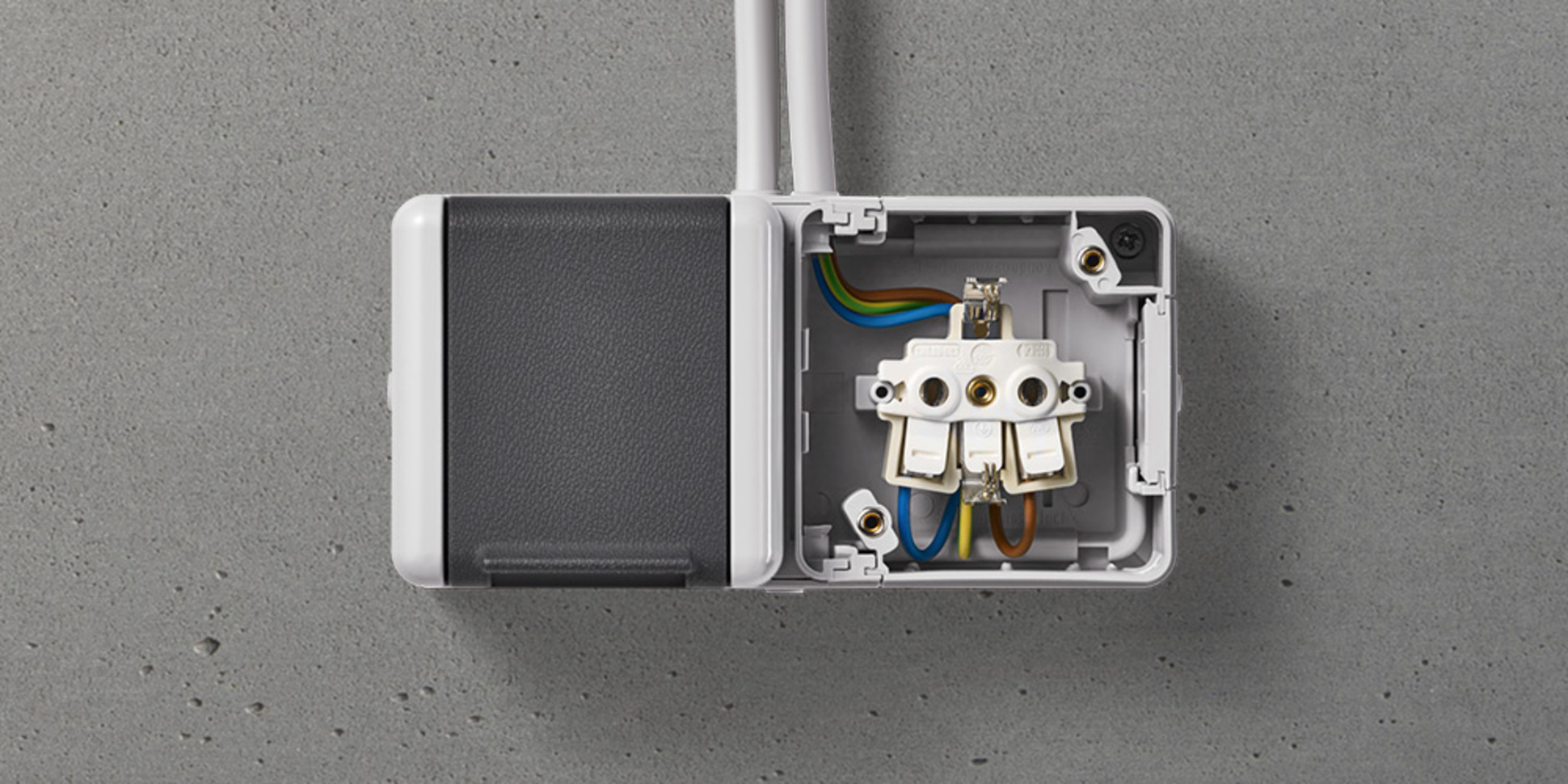 Doppelsteckdose mit Trennsteg bei Odenwald Elektro in Wald-Michelbach